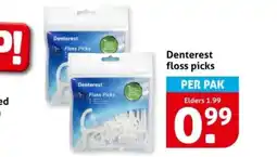 Hoogvliet Denterest floss picks aanbieding