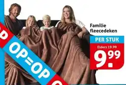 Hoogvliet Familie fleecedeken aanbieding