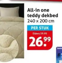 Hoogvliet All in one teddy dekbed aanbieding