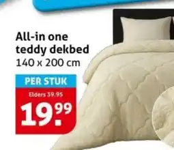 Hoogvliet All-in one teddy dekbed aanbieding