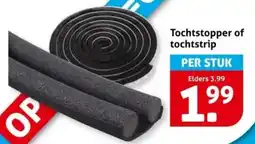 Hoogvliet Tochtstopper of tochtstrip aanbieding