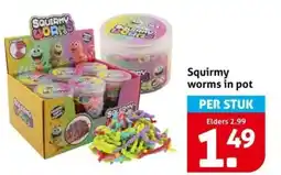Hoogvliet Squirmy worms in pot aanbieding