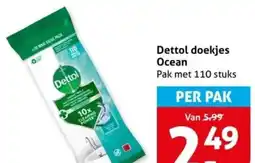 Hoogvliet Dettol doekjes Ocean aanbieding