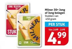 Hoogvliet Milner 30+ Jong of Jong belegen aanbieding