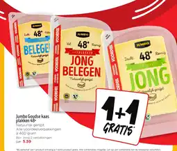 Jumbo Jumbo Goudse kaas plakken 48+ aanbieding