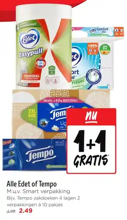 Jumbo Alle Edet of Tempo aanbieding