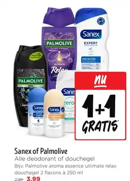 Jumbo Sanex of Palmolive aanbieding