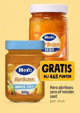 Jumbo Hero abrikoos zero of minder zoet aanbieding