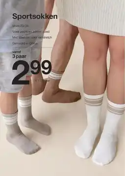 Zeeman Sportsokken aanbieding