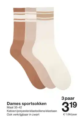 Zeeman Dames sportsokken aanbieding