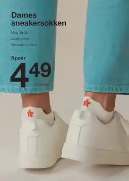 Zeeman Dames sneakersokken aanbieding