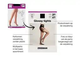 Zeeman Lady fit Glossy tights aanbieding