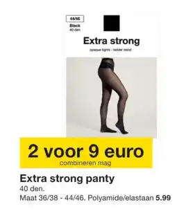 Zeeman Extra strong panty aanbieding