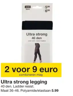 Zeeman Ultra strong legging aanbieding