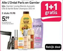 Etos Alle L'Oréal Paris en Garnier aanbieding