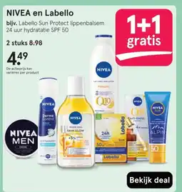 Etos NIVEA en Labello aanbieding