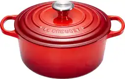 Coolblue Le Creuset Signature Ronde Braadpan 26 cm Kersenrood aanbieding