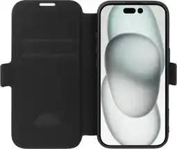 Coolblue BlueBuilt Apple iPhone 16 Book Case Leer Zwart aanbieding