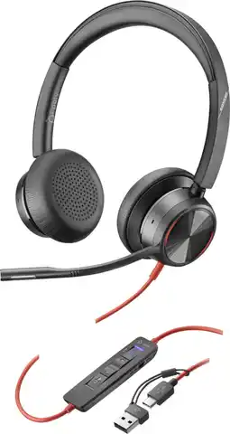 Coolblue Poly Blackwire 8225 MS Bedrade Office Headset aanbieding