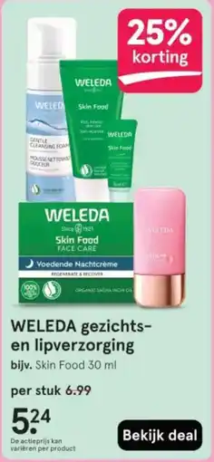 Etos Weleda gezichts en lipverzorging aanbieding