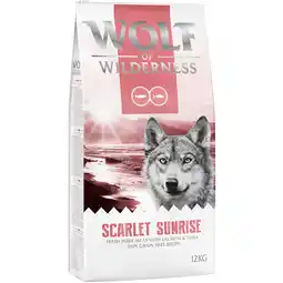Zooplus 2x12kg 'Scarlet Sunrise' Zalm & Tonijn Wolf of Wilderness Hondenvoer aanbieding