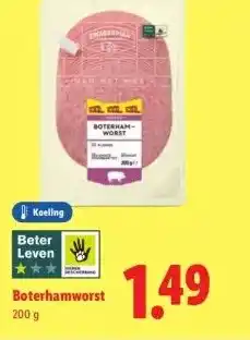 Lidl Boterhamworst aanbieding