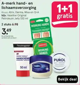 Etos A merk hand en lichaamsverzorging aanbieding