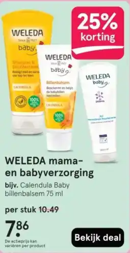 Etos Weleda mama en babyverzorging aanbieding