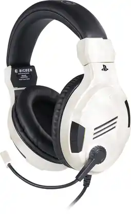 MediaMarkt Bigben PS4 Stereo Gaming Headset V3 Wit aanbieding