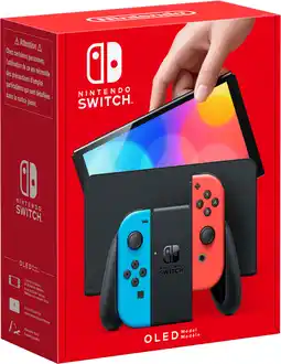 MediaMarkt Nintendo Switch Oled - Rood/blauw aanbieding