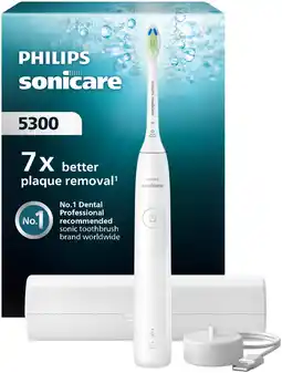 MediaMarkt Philips Sonicare 5300 Series Hx7108/02 Elektrische Tandenborstel Wit aanbieding