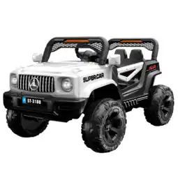 MediaMarkt E-kids Suv-cabrio Kids E-car Wit aanbieding