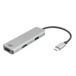 MediaMarkt Act Ac7013 Usb-c/usb-a 4k Multiport Adapter Dockingstation aanbieding