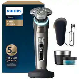 MediaMarkt Philips Shaver I9000 Prestige Wet&dry Xp9203/30 Scheerapparaat Grijs aanbieding