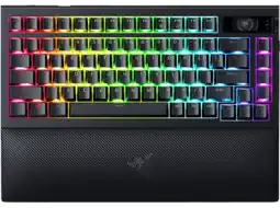 MediaMarkt Razer Blackwidow V4 Pro 75% Us Layout Hot Swappable Draadloos Gamingtoetsenbord Zwart aanbieding