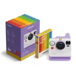 MediaMarkt Polaroid Now Gen 3 Purple + Color Film Bundle (8 Foto's) Instant Camera aanbieding