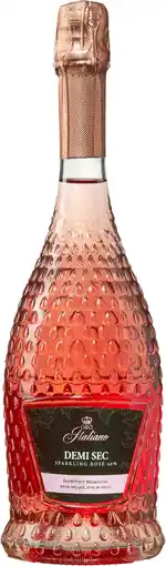 Wijnvoordeel Oro Italiano Demi Sec Sparkling Zero Rosé Alcoholvrij aanbieding