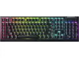 MediaMarkt Razer Blackwidow V4 X Green Switch Qwerty Mechanical Bedraad Gamingtoetsenbord Zwart aanbieding