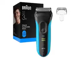 MediaMarkt Braun 3040s Scheerapparaat Blauw aanbieding