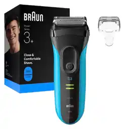 MediaMarkt Braun 3040s Scheerapparaat Blauw aanbieding