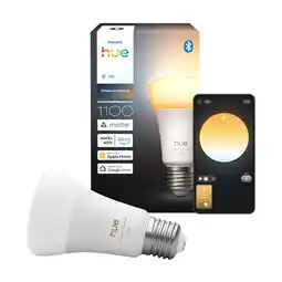 MediaMarkt Philips Hue Led A60 Warm Tot Koel Wit Licht E27 Fitting Slimme Ledlamp Wit aanbieding