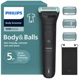 MediaMarkt Philips Bg5470/15 Philips Series 5000 Bodygroomer Zwart aanbieding