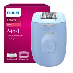 MediaMarkt Philips Bre247/00 Philips Series 4000 Epilator Blauw aanbieding