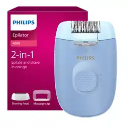 MediaMarkt Philips Bre247/00 Philips Series 4000 Epilator Blauw aanbieding