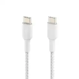 MediaMarkt Belkin 240w Usb‑c Naar Oplaadkabel – Gevlochten Pcr (usb 2.0 2m Wit) aanbieding