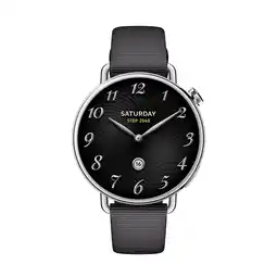 MediaMarkt Xiaomi Watch S4 41mm Fluororubber Strap Smartwatch Zwart aanbieding