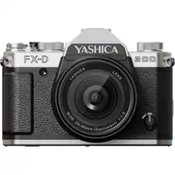 MediaMarkt Yashica Fx-d 300 Digital Film Simulation Camera Compactcamera Zilver aanbieding