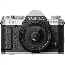 MediaMarkt Yashica Fx-d 300 Digital Film Simulation Camera Compactcamera Zilver aanbieding
