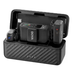 MediaMarkt Boya Boyamic 2-01 Professional-grade Microphone Includes 2 Lavalier Mic Microfoon Zwart aanbieding