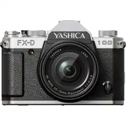 MediaMarkt Yashica Fx-d 100 Digital Film Simulation Camera Compactcamera Zwart aanbieding